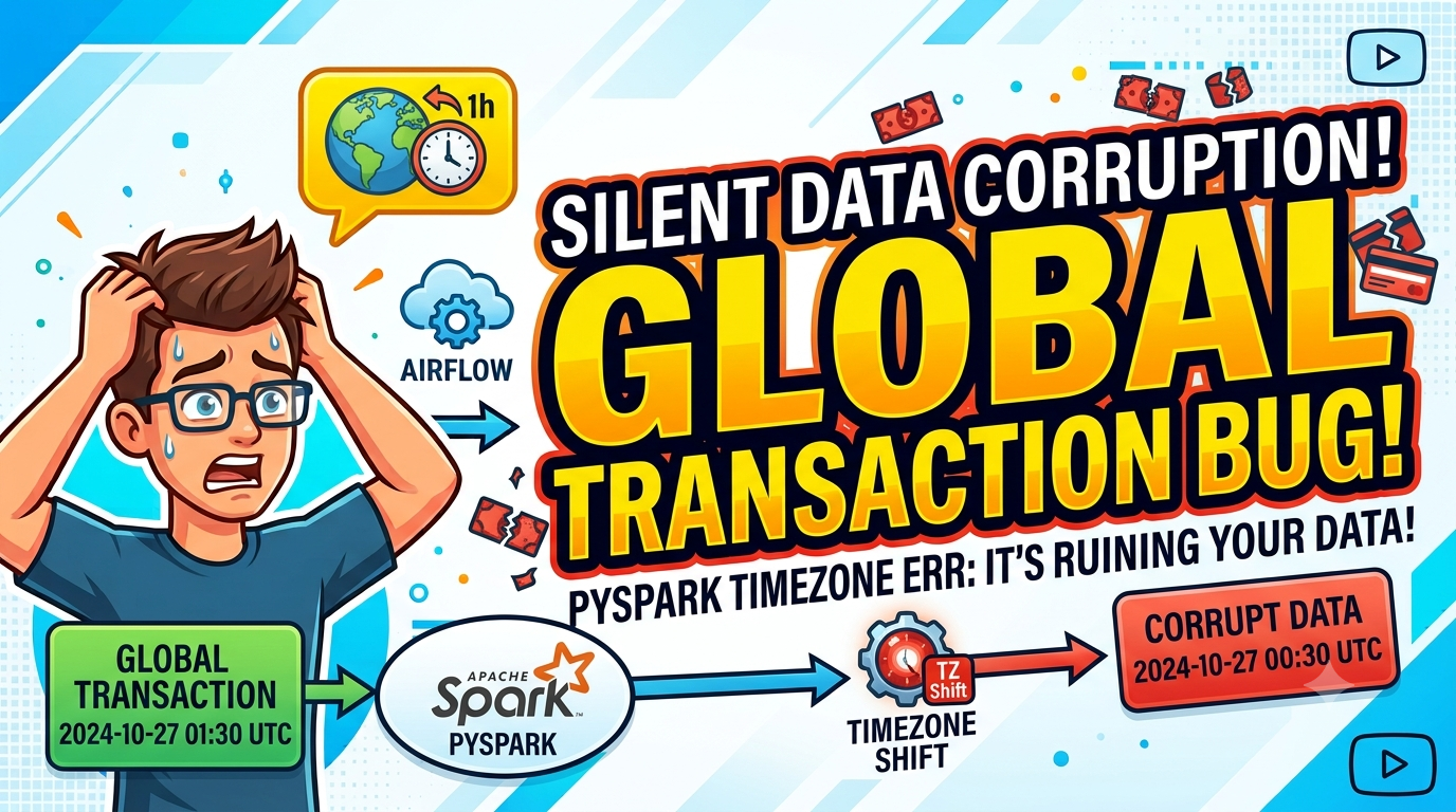 Data engineer Interview Question : The PySpark Timezone Bug That’s Silently Corrupting Your Global…