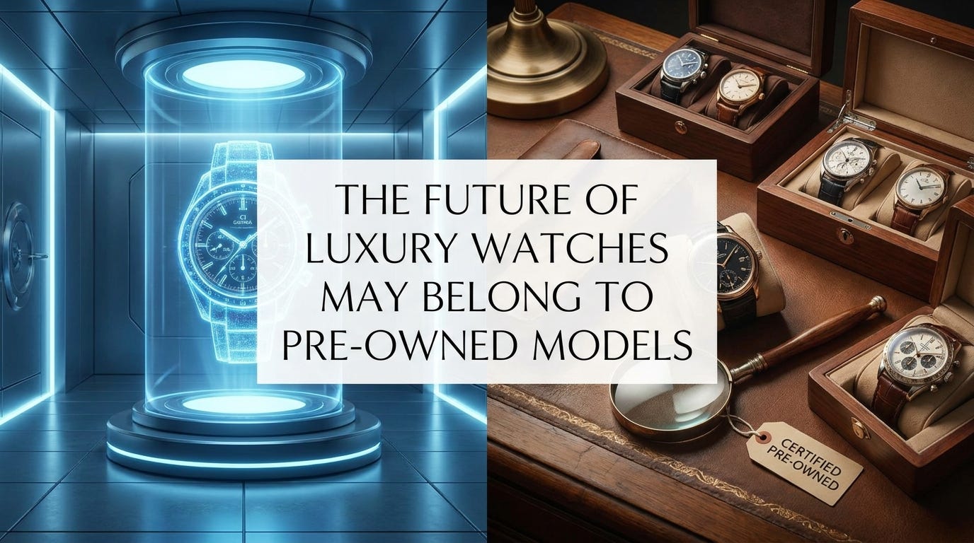 Why the Future of Luxury Watches May Belong to Pre-Owned Models