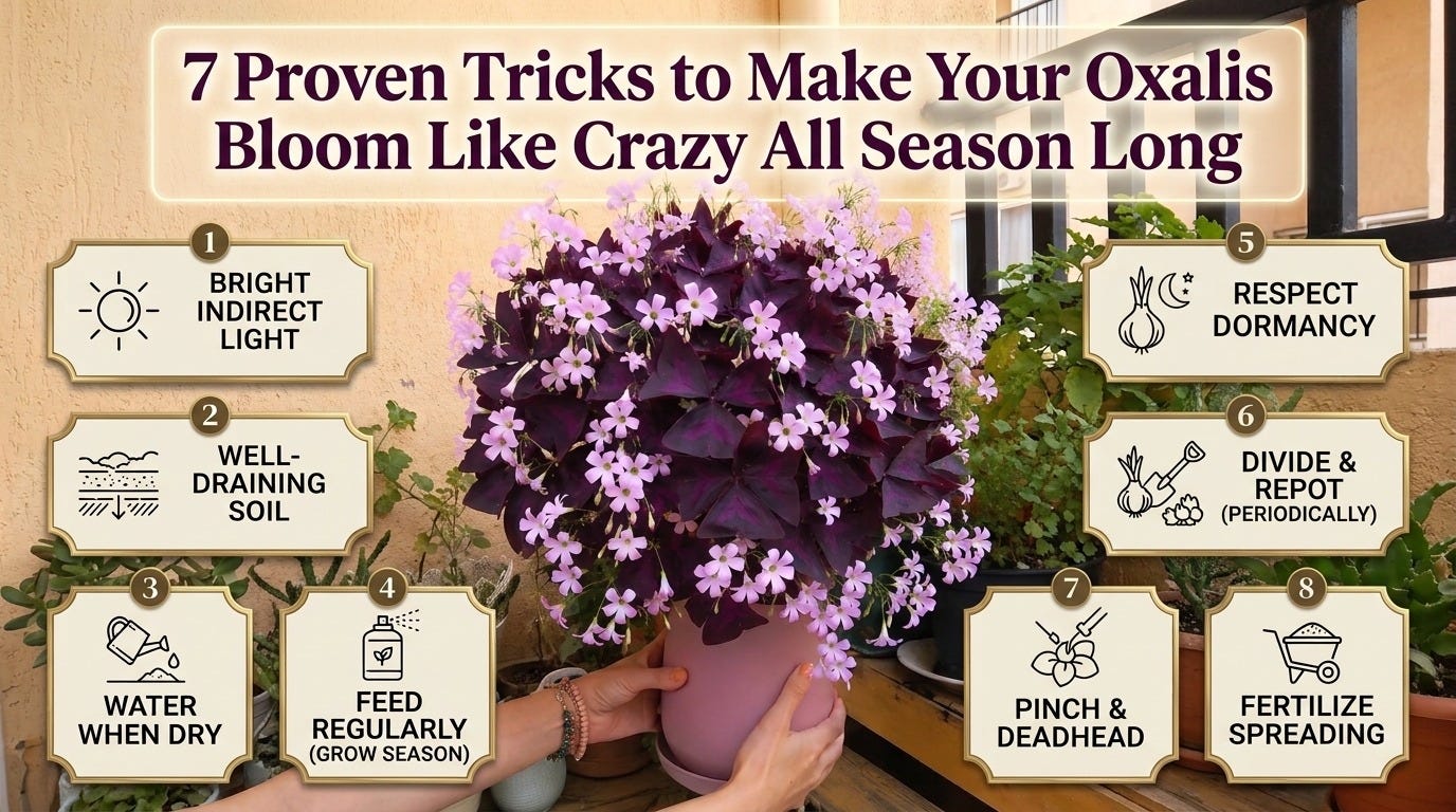 7 Proven Tricks to Make Your Oxalis Bloom Like Crazy All Season Long