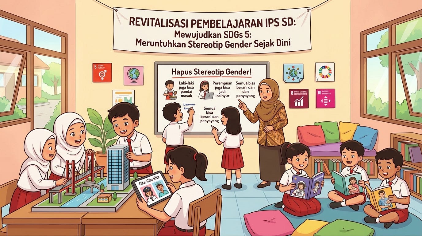 Revitalisasi Pembelajaran IPS SD untuk Mewujudkan SDGs 5: Meruntuhkan Stereotip Gender Sejak Dini