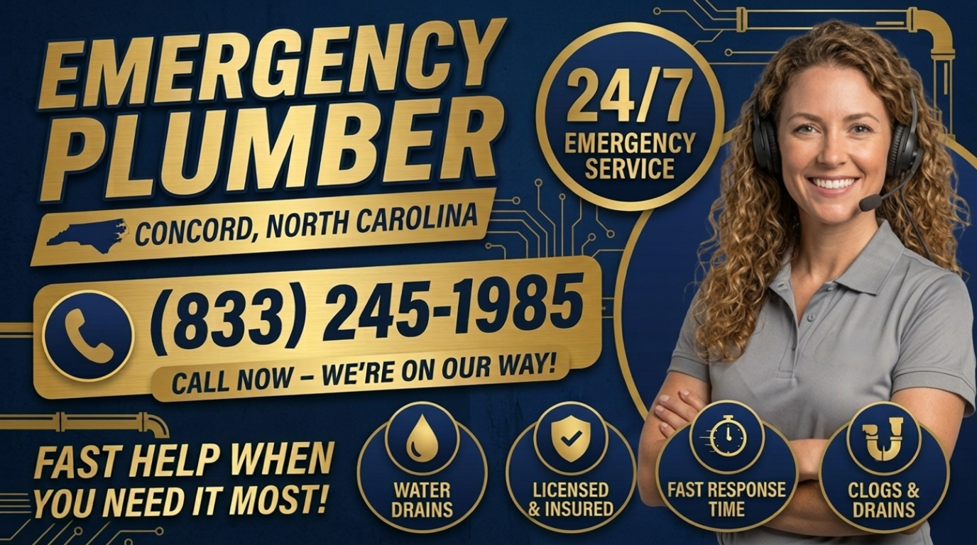 Emergency Plumber Concord North Carolina — Why Fast Action Matters