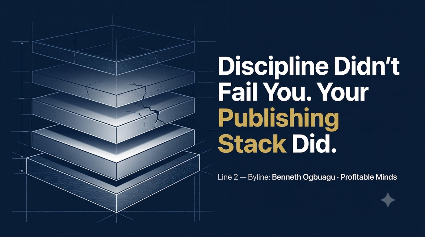 Discipline Didn’t Fail You. Your Publishing Stack Did.