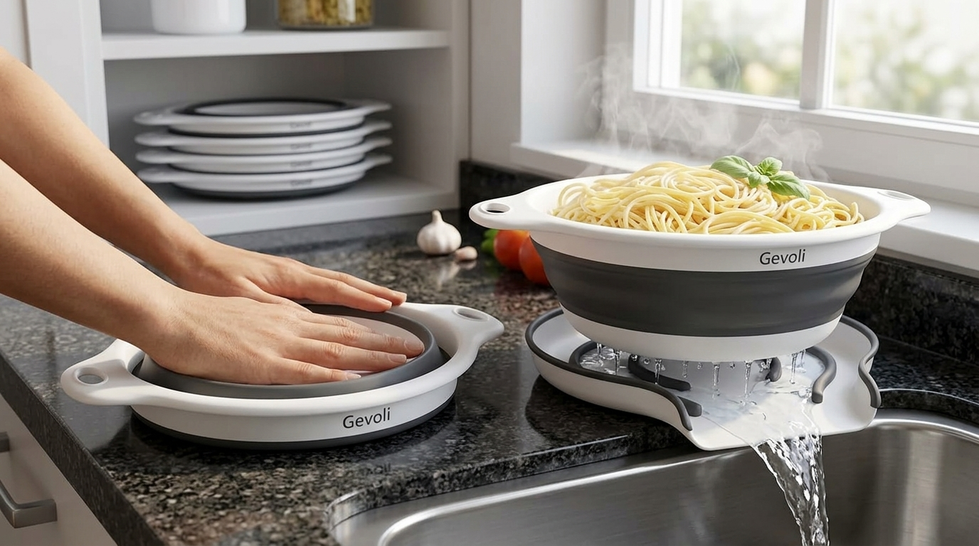 Collapsible Colanders Saved My Kitchen Chaos