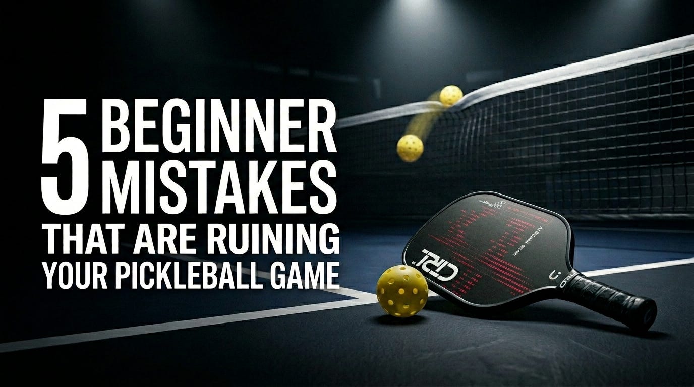 5 Beginner Mistakes That Are Ruining Your Pickleball Game