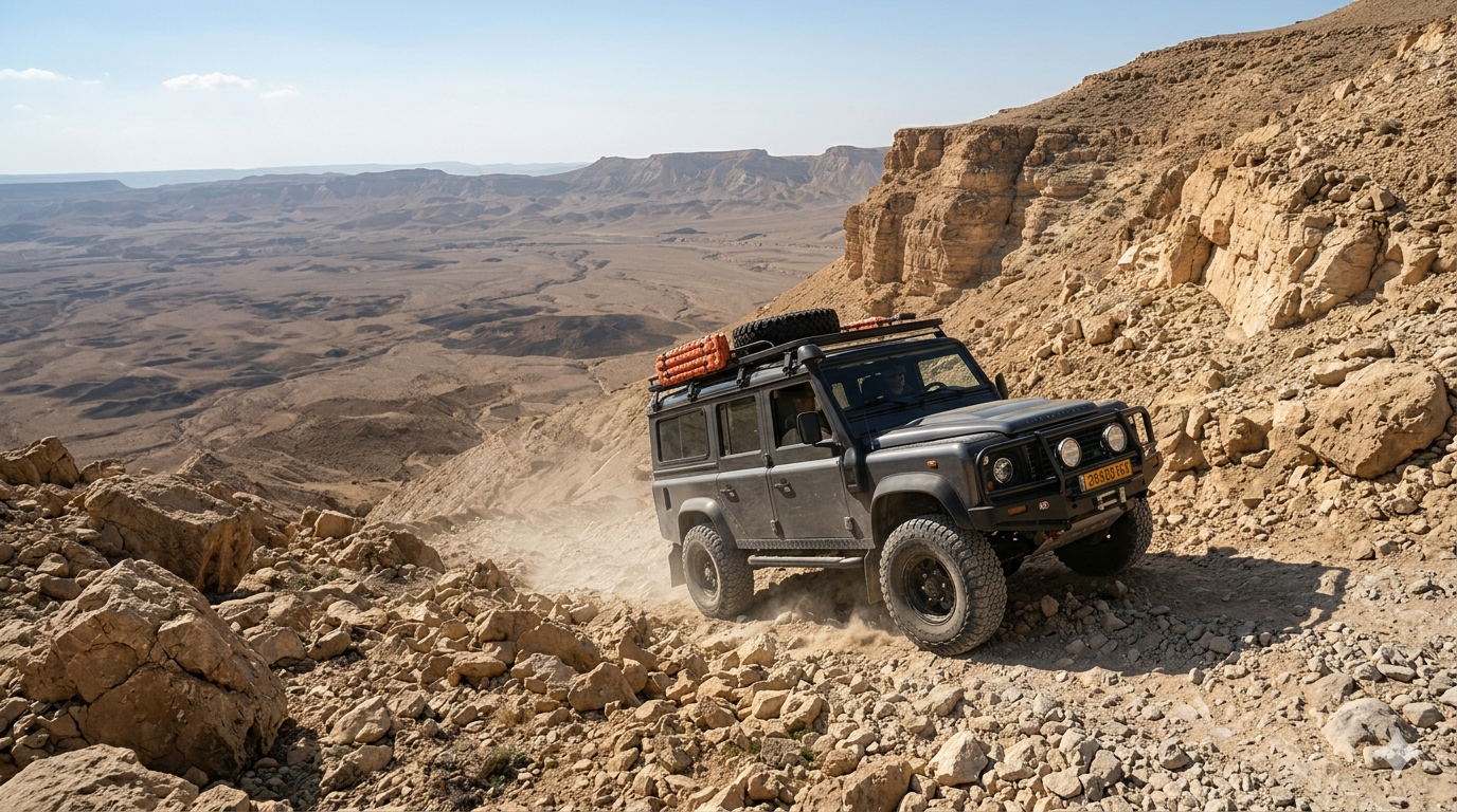 Mastering the Negev: The Ultimate Guide to Off-Road 4x4 Driving in Israel’s Desert