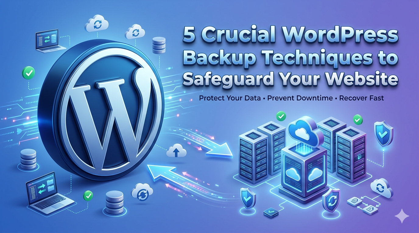 5 Crucial WordPress Backup Techniques to Safeguard Your Website