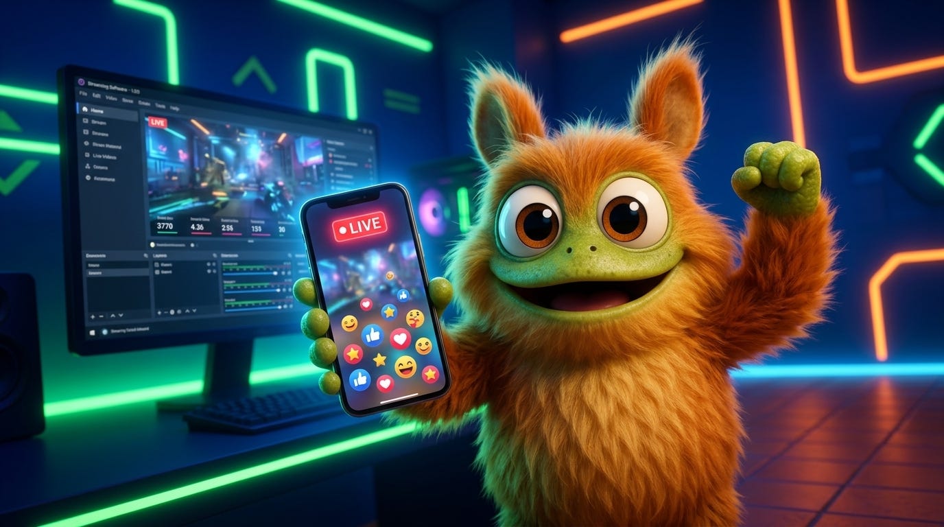 Zhabby Launches Live Streaming from Mobile and Full Broadcasts via Browser