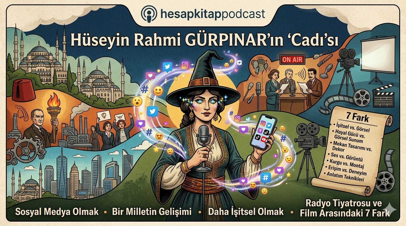 Cadı, Sosyal Medya Olmak, Bir Milletin Gelişimi, Daha İşitsel Olmak ve Radyo Tiyatrosu ile Film…