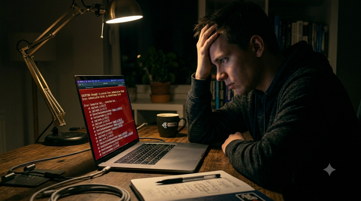 The moment when a stack trace that stumped you for days gets instantly identified by AI, before the fix falls apart.