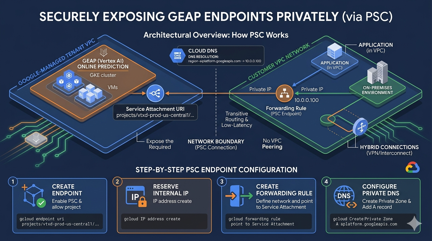 Exposing GEAP Endpoints Privately