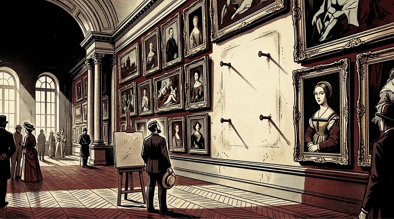 He Walked Out of the Louvre With the Mona Lisa