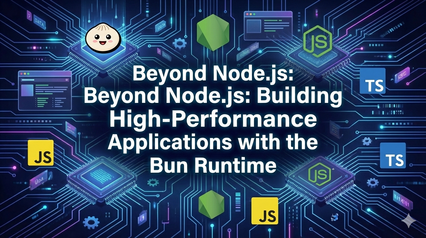 Beyond Node.js: Building High-Performance Applications with the Bun Runtime