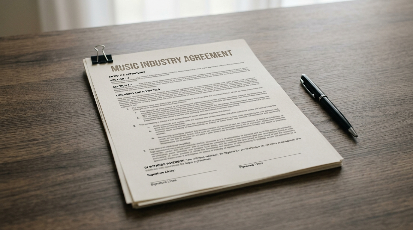The contract created in the 1950s is structurally identical to the one George Michael signed in 1988.