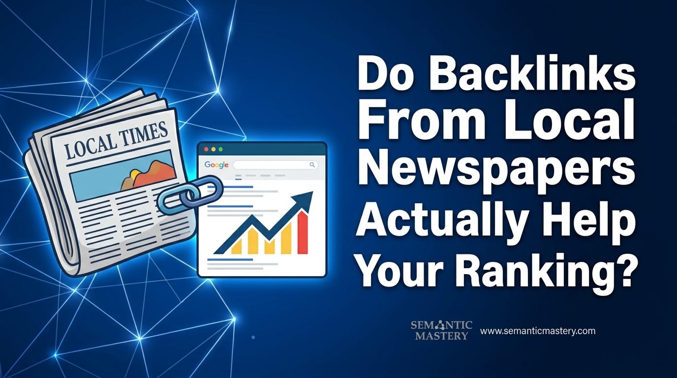 Do Backlinks From Local Newspapers Actually Help Your Ranking?