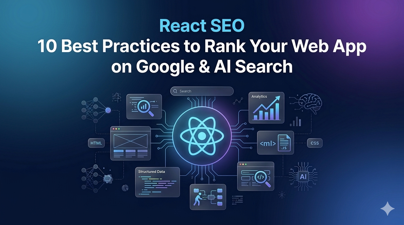 React SEO: 10 Best Practices to Rank Your Web App on Google and AI Search ⭐