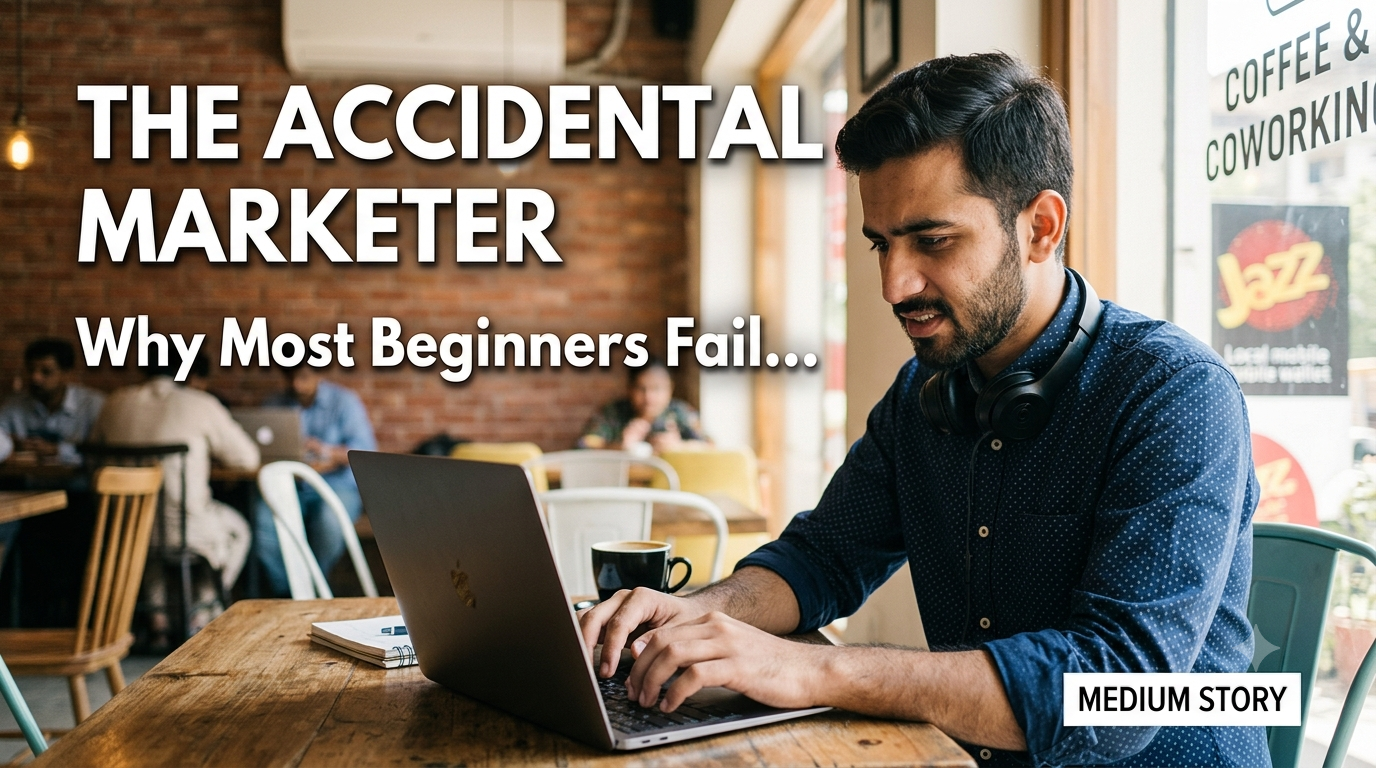 The Accidental Marketer: Why Most Beginners Fail at Digital Marketing (And How to Actually Win)