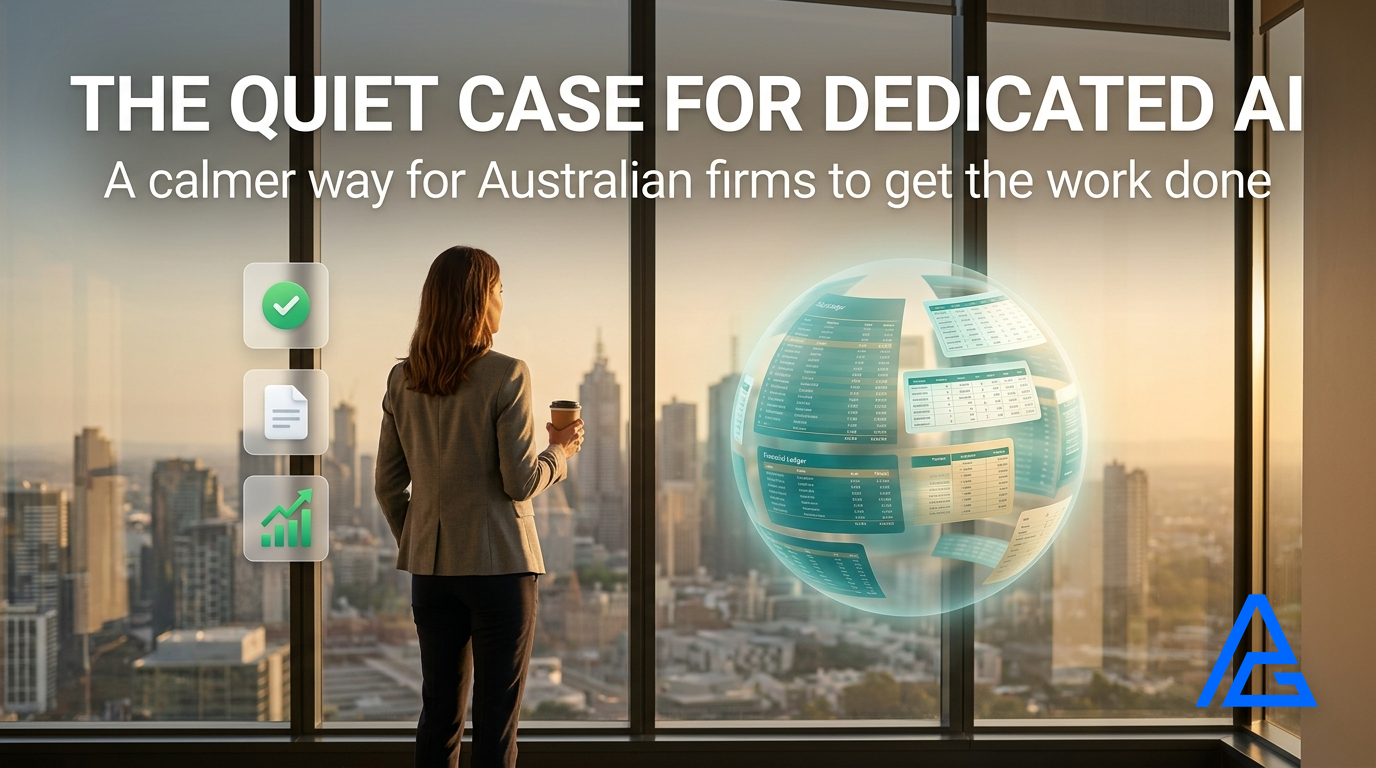 The Quiet Case for Dedicated AI in Australian Bookkeeping Firms