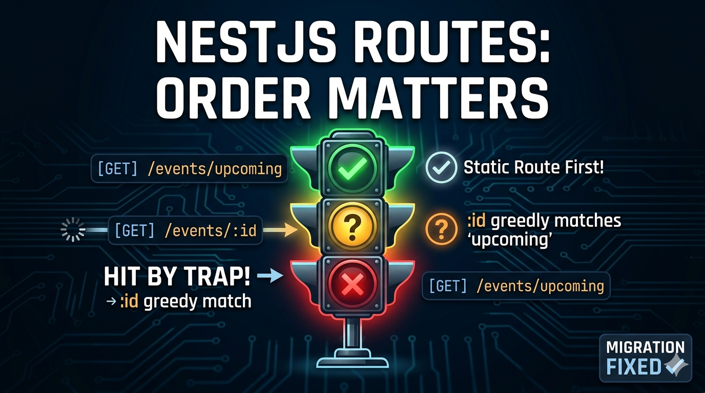 The Route Order Trap in NestJS