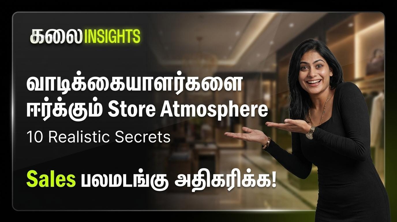கடையின் ஈர்ப்பை அதிகரிக்கும் சூழல் மாற்றங்கள்