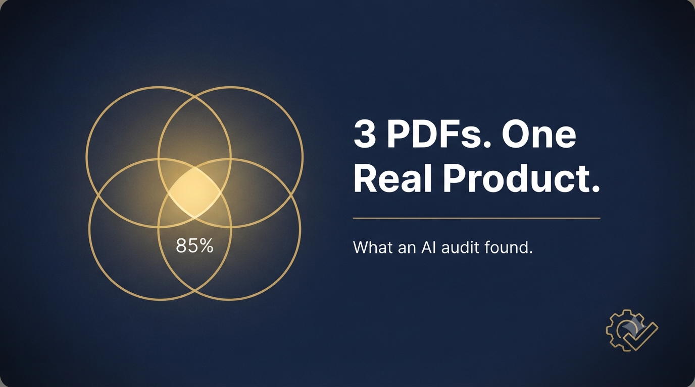 I Fed My AI Gumroad Product System 3 Redundant PDFs. The Result Surprised Me.