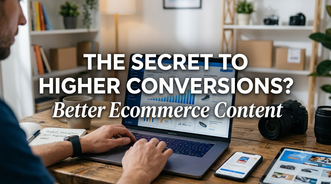The Secret to Higher Conversions? Better Ecommerce Content
