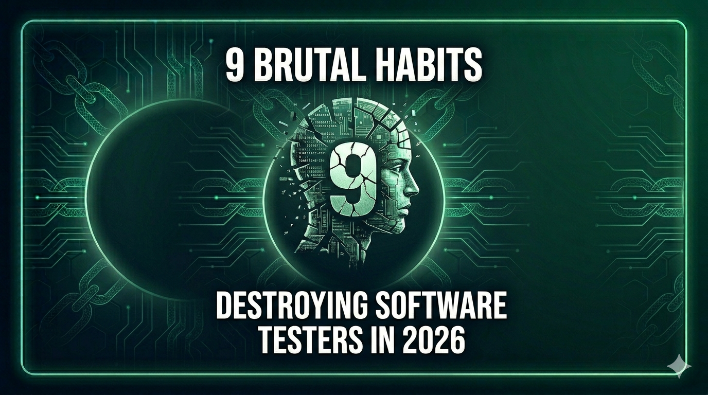 9 Brutal Habits Destroying Software Testers in 2026