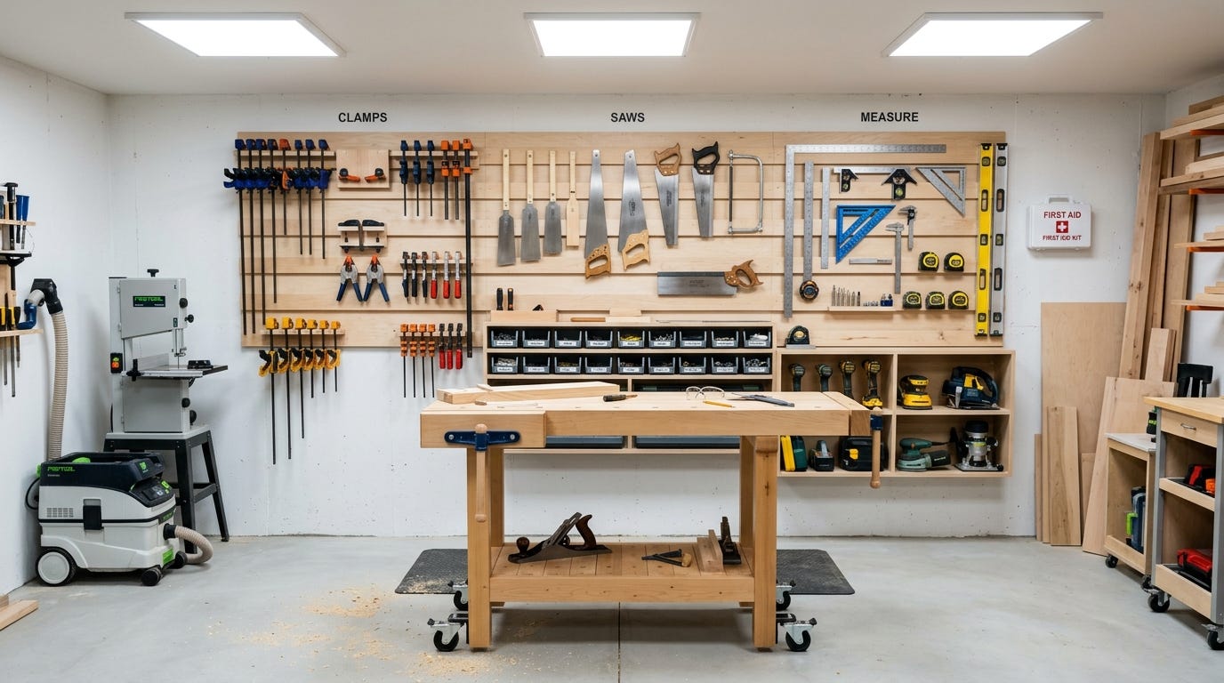 Mini-Holzwerkstatt perfekt einrichten: Der praxisnahe Guide für Hobby-Schreiner
