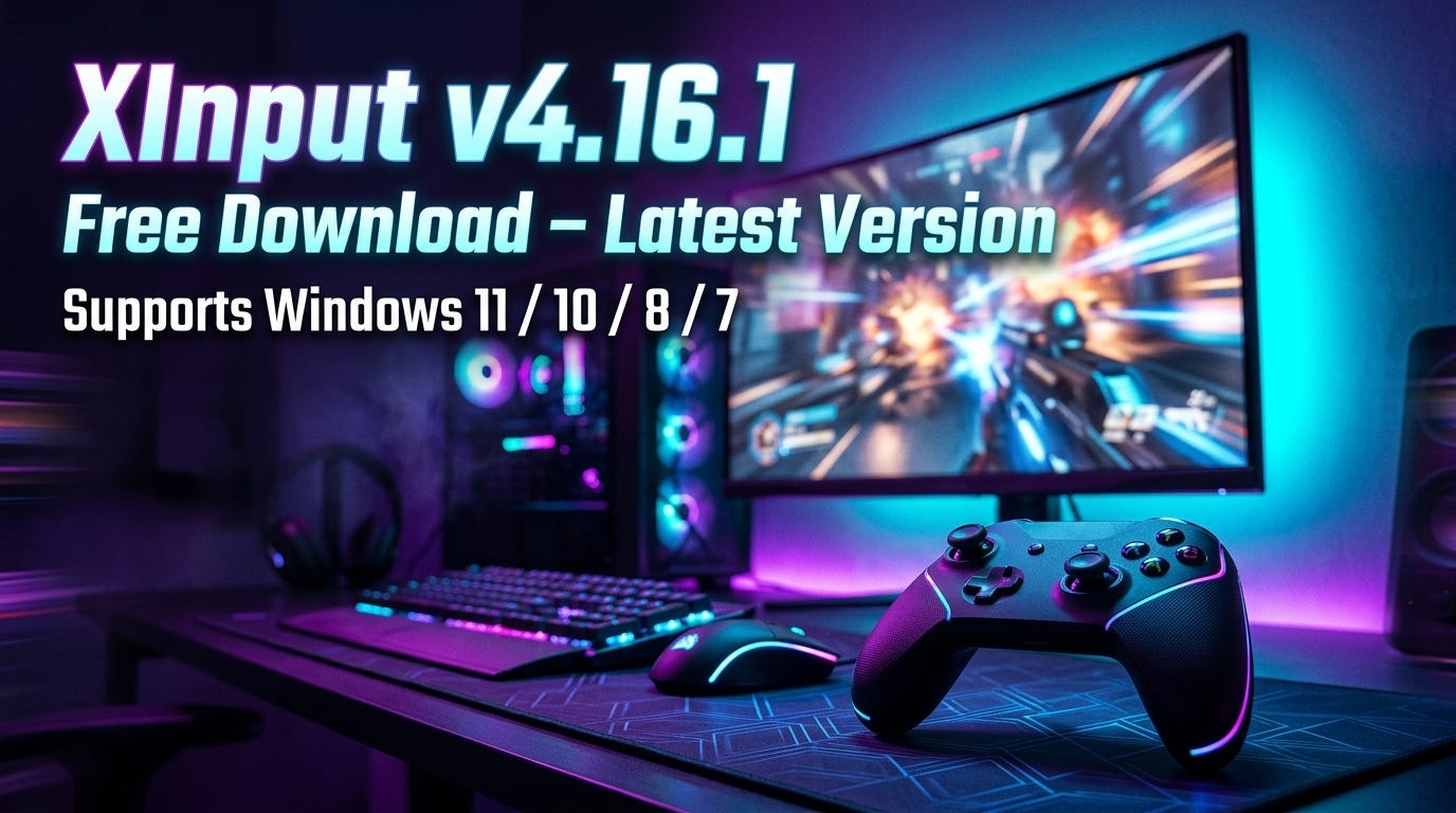 XInput v4.16.1 Free Download For Windows 11, 10, 8 and 7 [Latest Version]