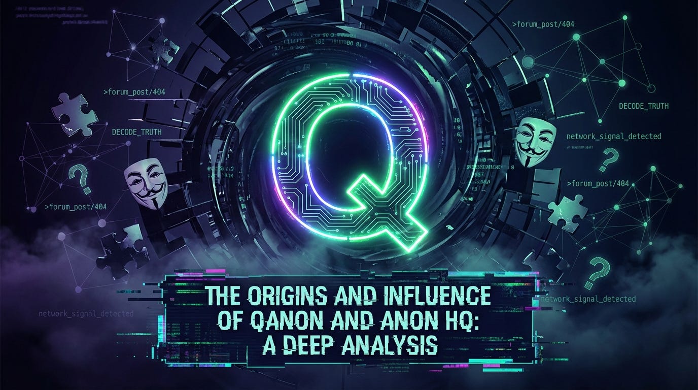 The Origins and Influence of QAnon & Anon HQ