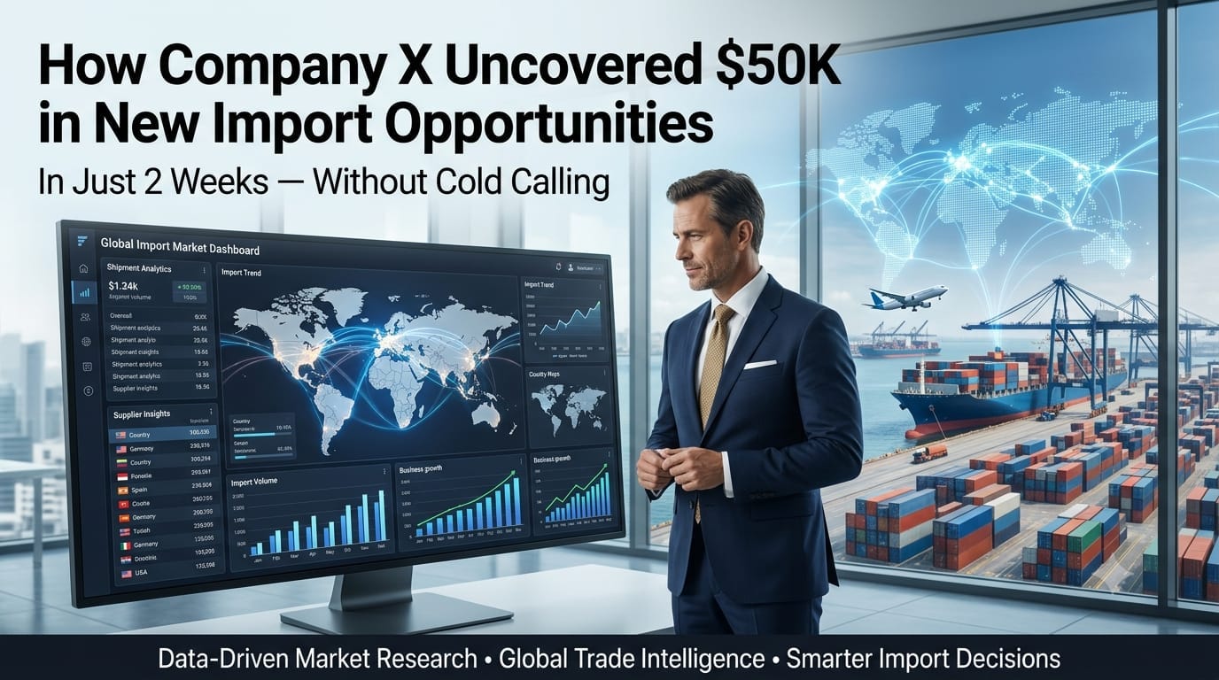 How Company X Uncovered $50k in New Import Opportunities in Just 2 Weeks (Without Cold Calling)
