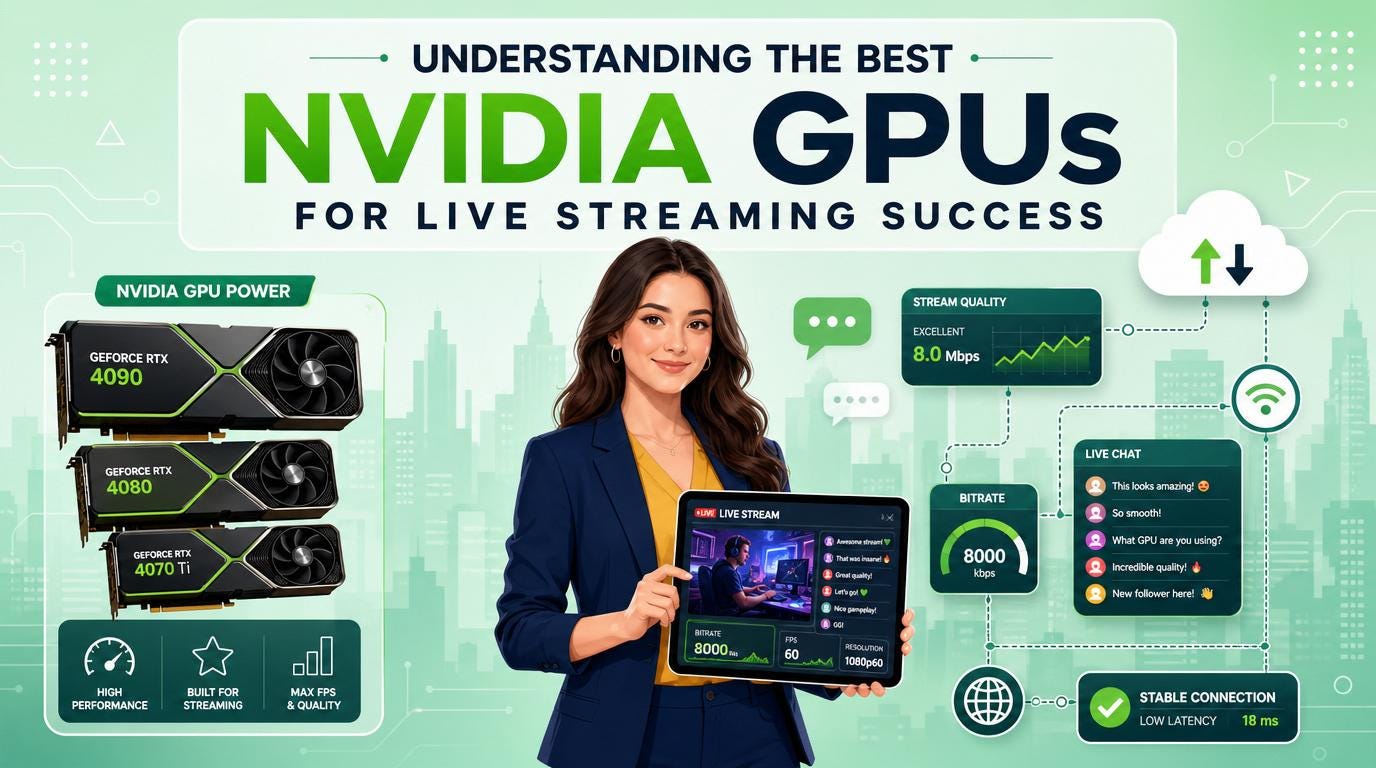 Best NVIDIA GPU for Streaming in 2026: The Honest Guide