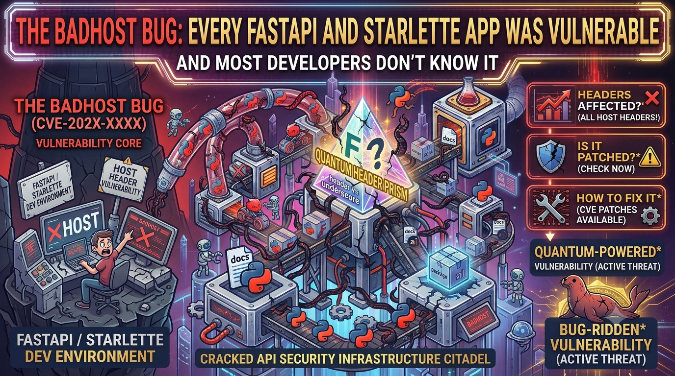 The BADHOST Bug: Every FastAPI and Starlette App Was Vulnerable and Most Developers Don’t Know It