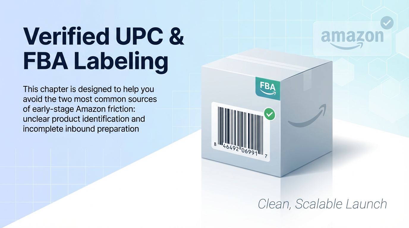 Verified UPC Codes and FBA Labeling: Your 2026 Amazon Launch Checklist