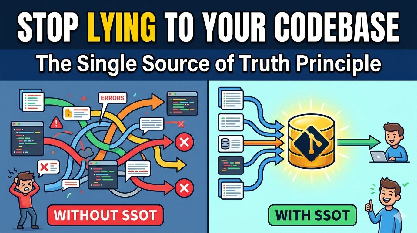 Stop Lying to Your Codebase: The Single Source of Truth Principle