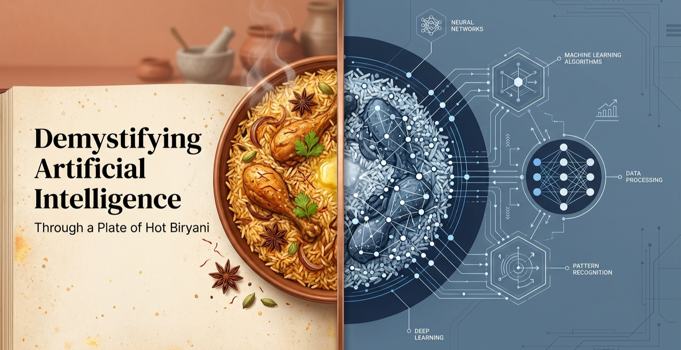 AI Concepts Explained Through a Plate of Hot Biryani