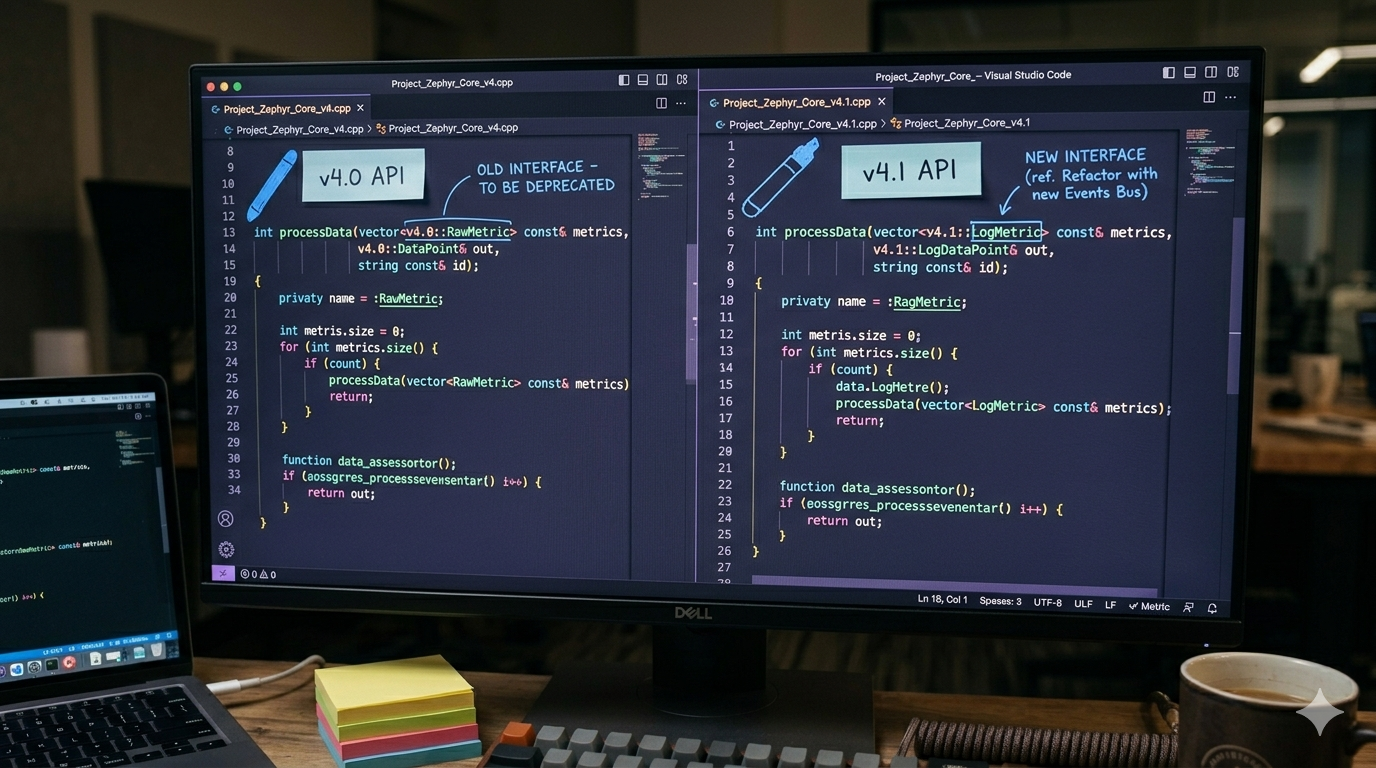 Two Dart repository files that are structurally identical. The only difference is the type.