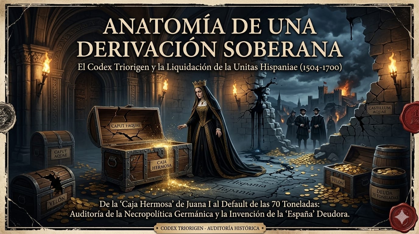 ANATOMÍA DE UNA DERIVACIÓN SOBERANA: El Codex Triorigen y la Liquidación de la Unitas Hispaniae…