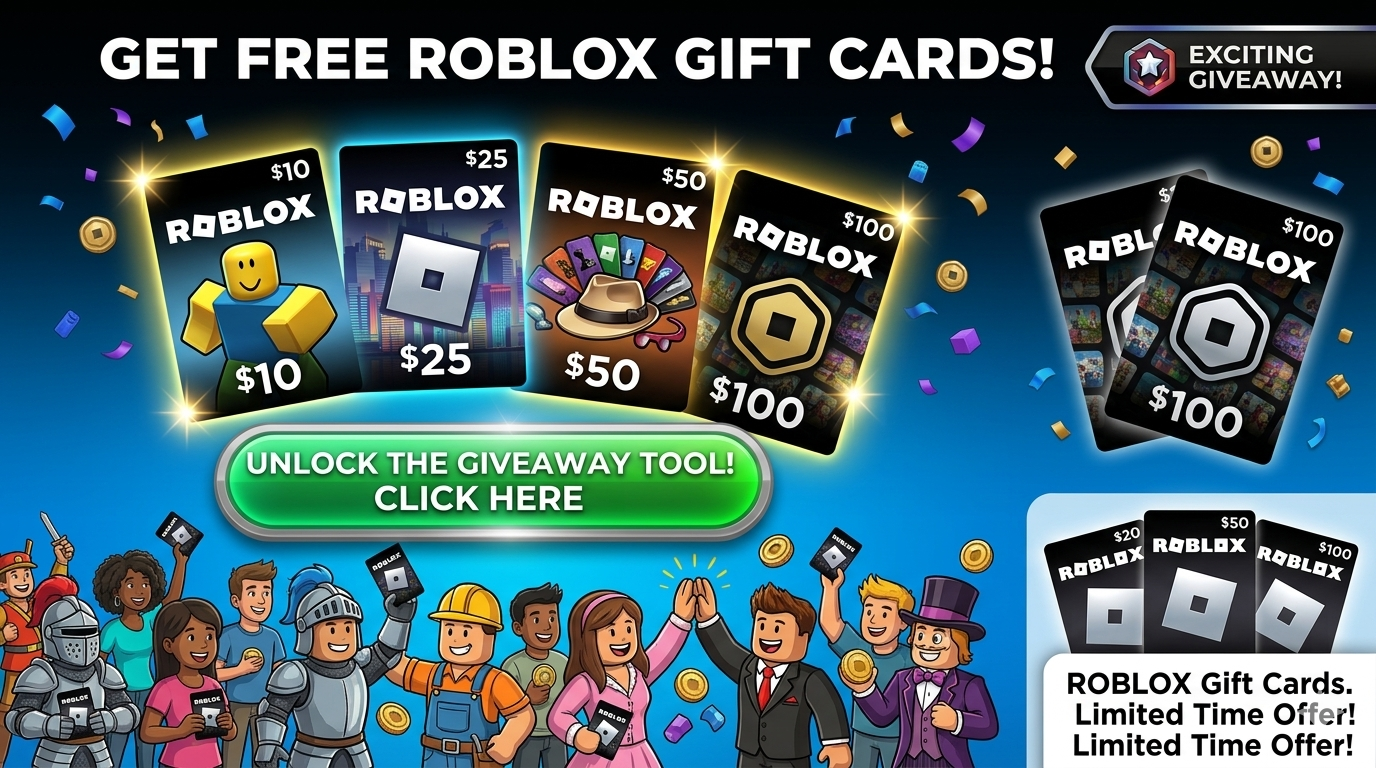 Roblox Free Gift Card Generator — Get Free Roblox Gift Cards Online (2026 Guide)