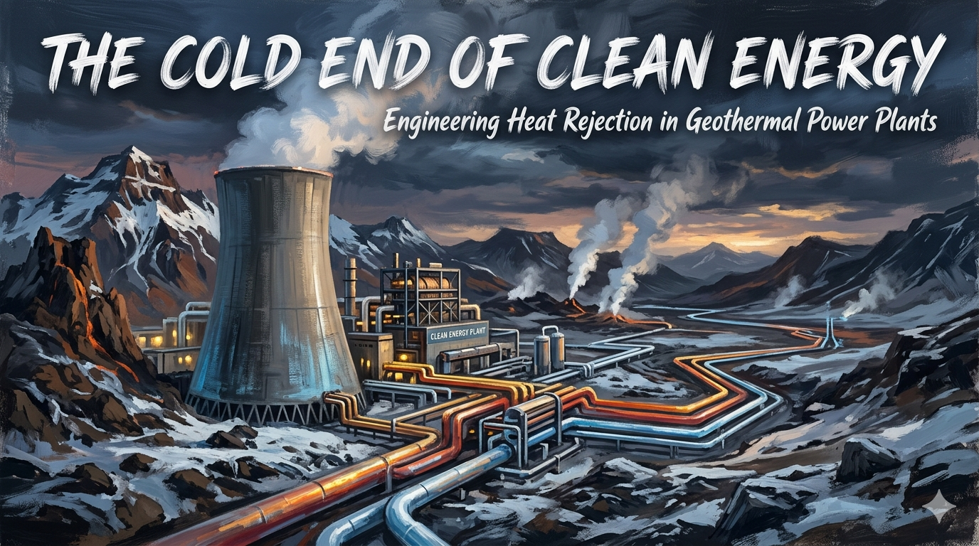 The Cold End of Clean Energy: Engineering Heat Rejection in Geothermal Power Plants
