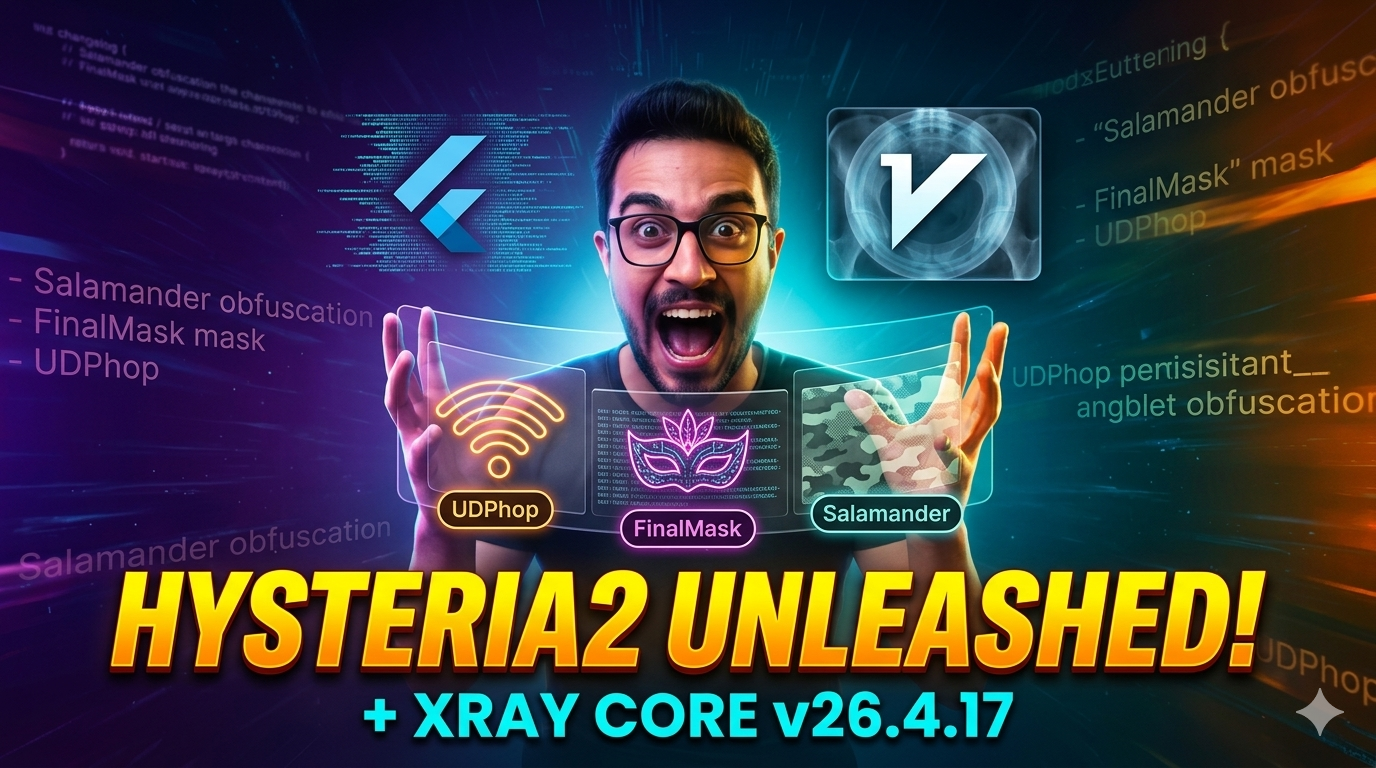 🚀 Flutter V2Ray Client v3.2.0 + Hysteria2 — A Major Leap in VPN Performance