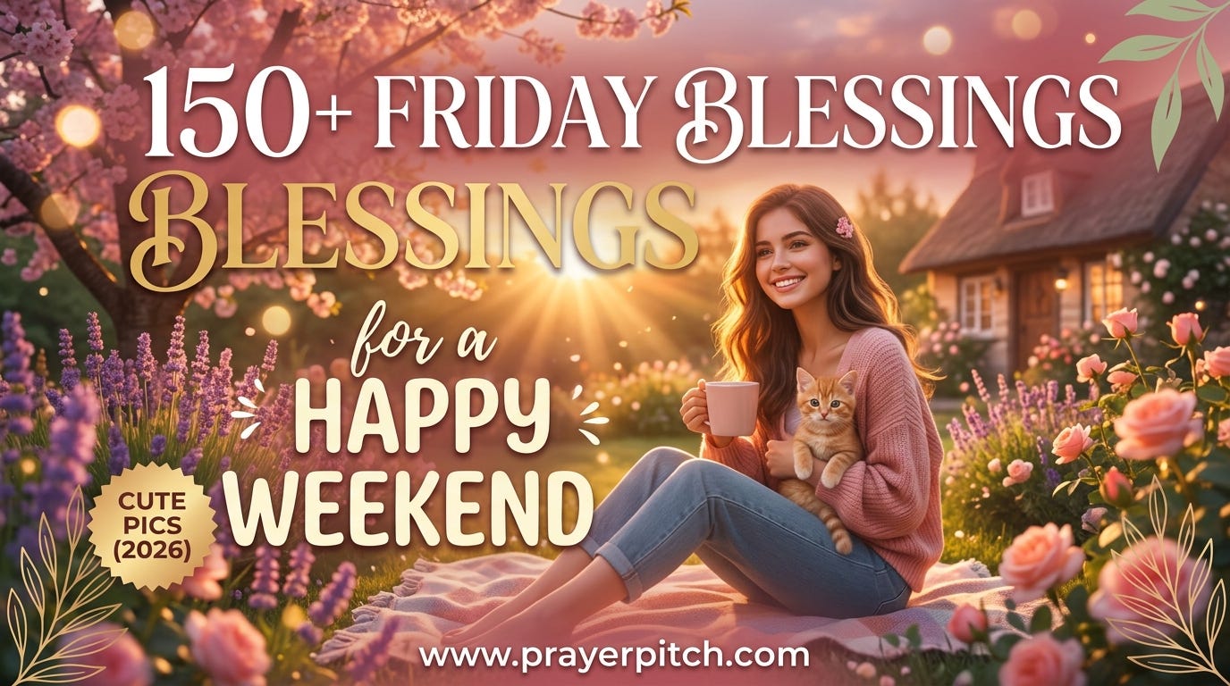 150+ Friday Blessings for a Happy Weekend — Cute Pics (2026)