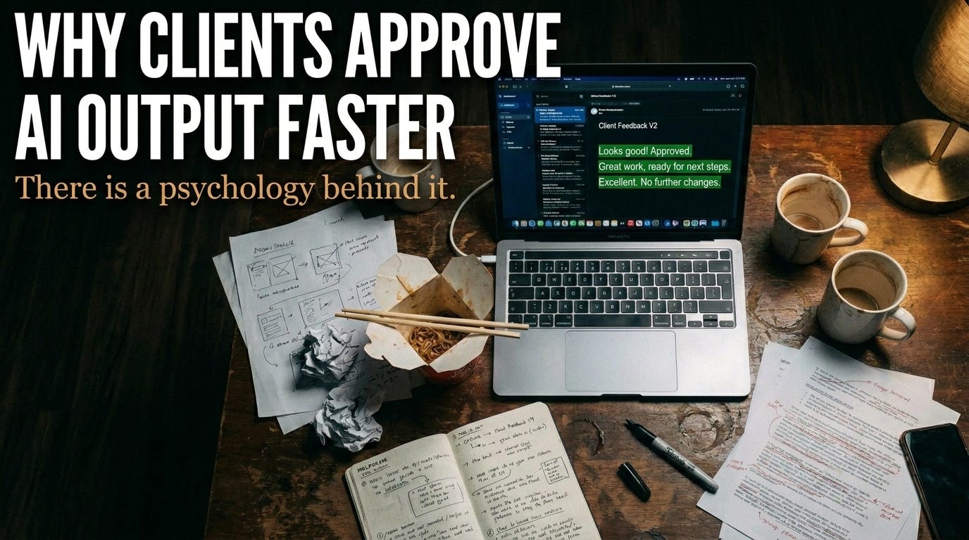 Why Clients Approve AI Output Faster With Less Feedback