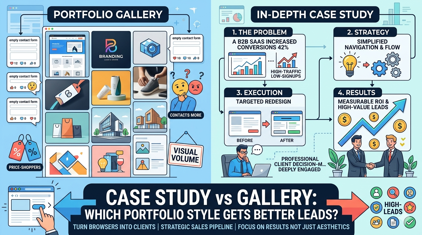 Case Study vs Gallery: Which Portfolio Style Gets Better Leads?
