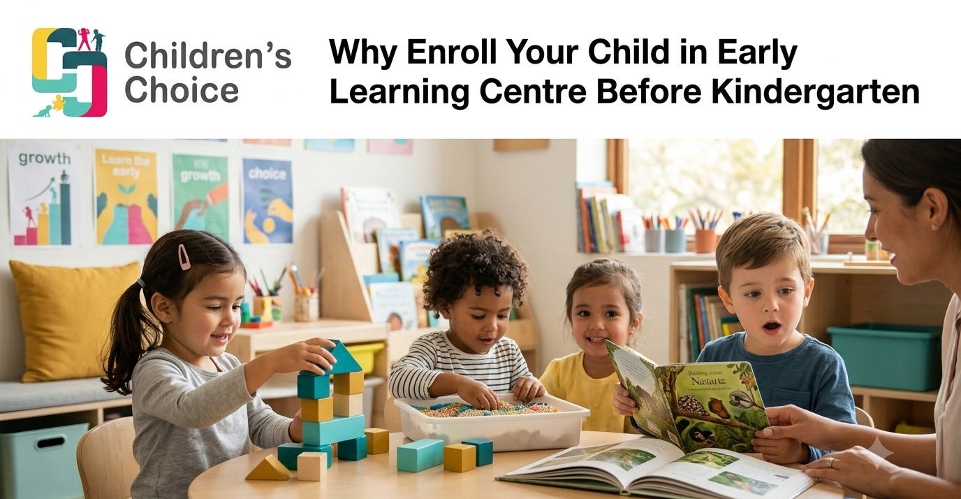 Why Enroll Your Child in Early Learning Centre Before Kindergarten