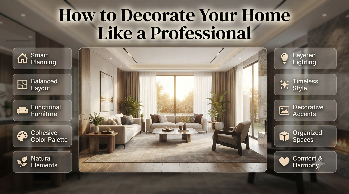 How to Decorate Your Home Like a Professional: A Complete Guide