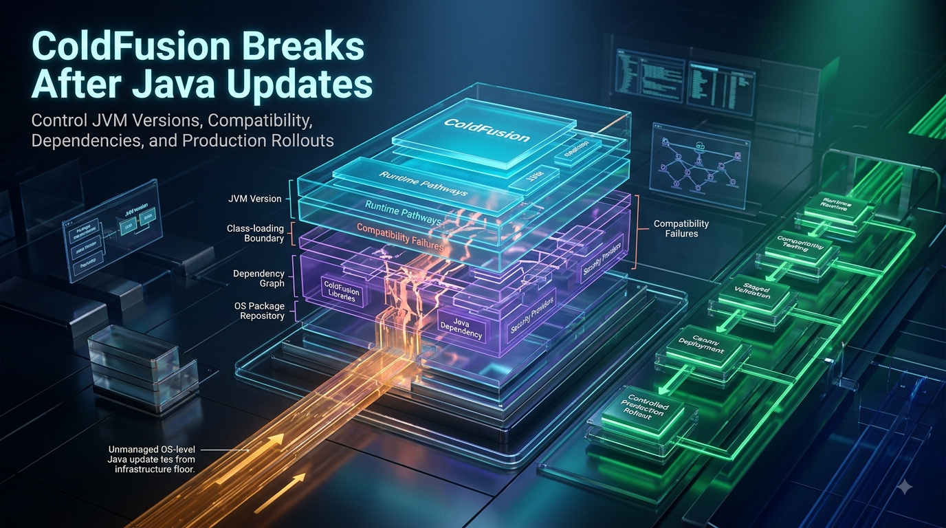 Why ColdFusion Applications Break After OS-Level Java Updates (And How to Control It)
