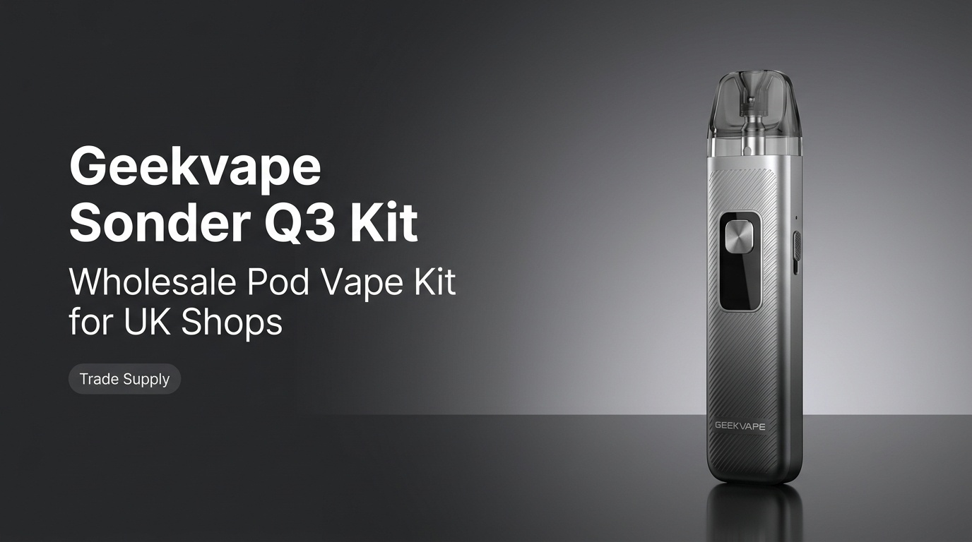 Geekvape Sonder Q3 Kit — Wholesale Pod Vape Kit for UK Shops