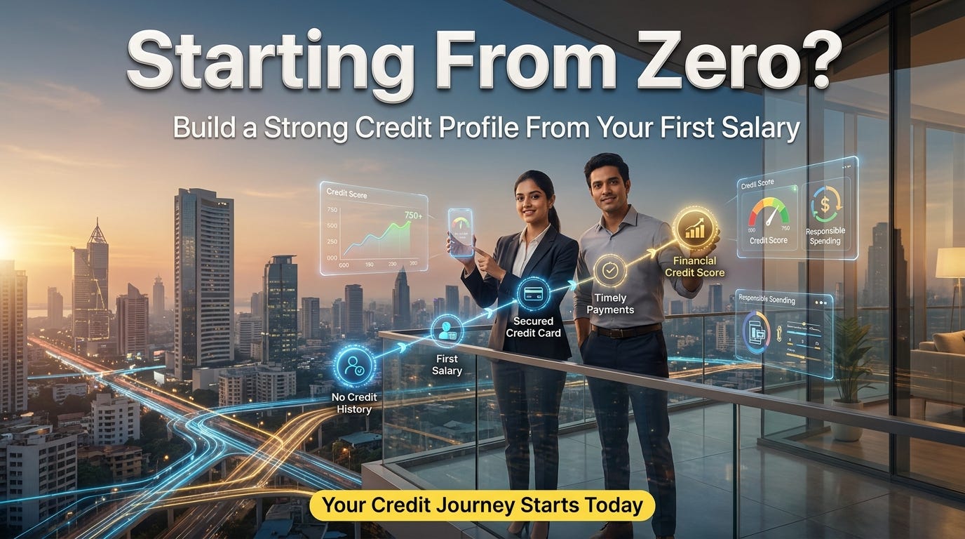 Building a Credit Profile from Zero: A Guide for India’s First-Time Earners