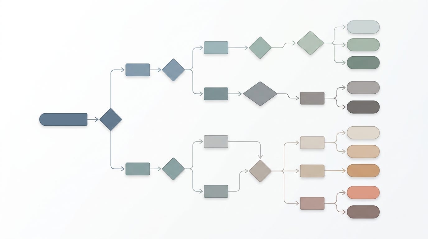 Figure 3. There is no universal best onboarding flow, only the flow that matches what your product needs a person to believe first.