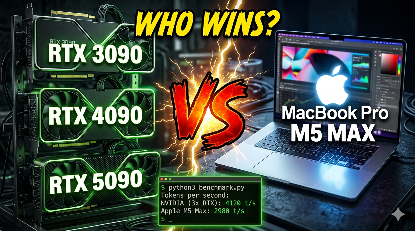 I Benchmarked Qwen3.6–35B-A3B Model on 3090, 4090, 5090 and M5 Max. Here’s What Nobody Tells You.